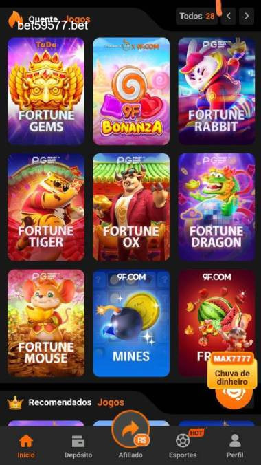 Aplicativo móvel BET59577 para iOS e Android